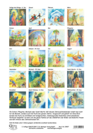 Jaargetijden kalender met 20 platen met (Duitstalig) gedicht, Ilona Bock