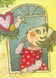 Vogel bij het venster, Selda Soganci
