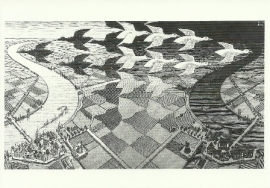 Dag en nacht, M.C. Escher