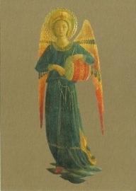Musicerende engel trommel, Fra Angelico
