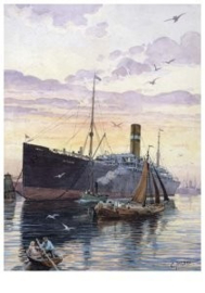 Stoomschip, zeil- en roeiboot, Cornelis Jetses