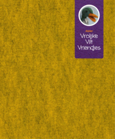 Wolvilt natuur geel G16
