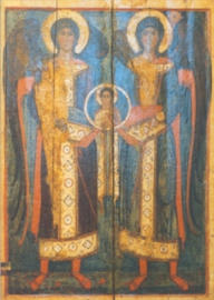 De aartsengelen Gabriel en Michael, Russische ikoon