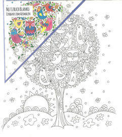 Notebook blanco Goldbuch Relax Tree, omslag te kleuren