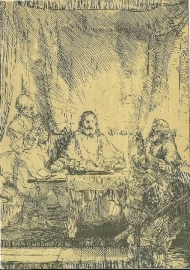 In Emmaus, Rembrandt