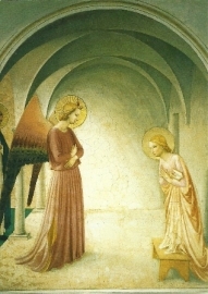 Verkondiging aan Maria 1, Fra Angelico