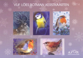 Vijf prachtige kerstkaarten, Loes Botman
