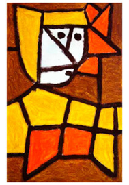 Vrouw in boerenjurk, Paul Klee