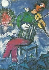 De blauwe violist, Marc Chagall