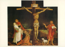 Christus aan het kruis, Matthias Grünewald (deel van Isenheimer altaar)