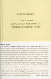 Das Ereignis der Christus-Erscheinung in der ätherischen Welt GA 118 / Rudolf Steiner