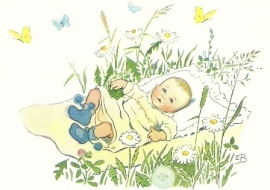 Kind tussen bloemen en vlinders, Elsa Beskow