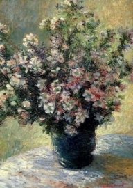 Boeket van malva's, Claude Monet