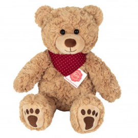 Teddy beer Curtis, met rode halsdoek (40 cm)