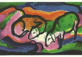 Schapen, Franz Marc