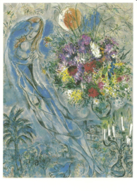 Geliefden in grijs, Marc Chagall