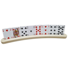 Kaartenhouder gebogen groot multiplex 50 cm