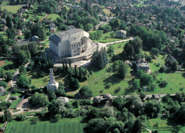 Das Goetheanum, aanzicht vanuit het noordoosten
