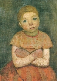 Meisje met over elkaar geslagen armen, Paula Modersohn-Becker