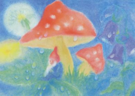 Dwerg onder een paddenstoel, Dorothea Schmidt