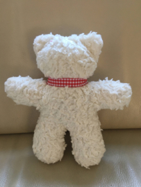 Beertje wit handgemaakt (22cm)