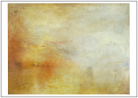 Zonsondergang over een meer, J.M.W. Turner