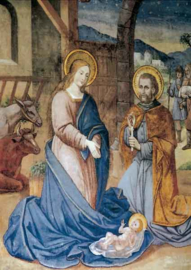 Geboorte van Christus, Fresco Germering