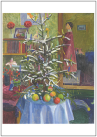 Interieur met kerstboom, Gabriele Münter