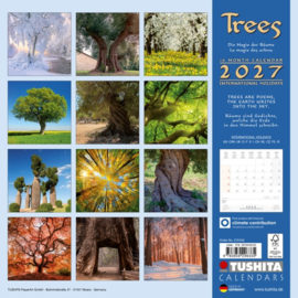 Trees, 30x30cm maandkalender 2027