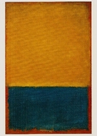 Geel en blauw, Mark Rothko.