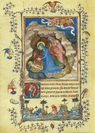 Geboorte van Christus, getijdenboek Turijn