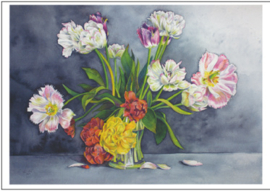 Een wonderschoon boeket tulpen, Frank Koebsch