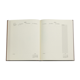 12 maands agenda Paperblanks 2027 Mimosa Ultra Vertical