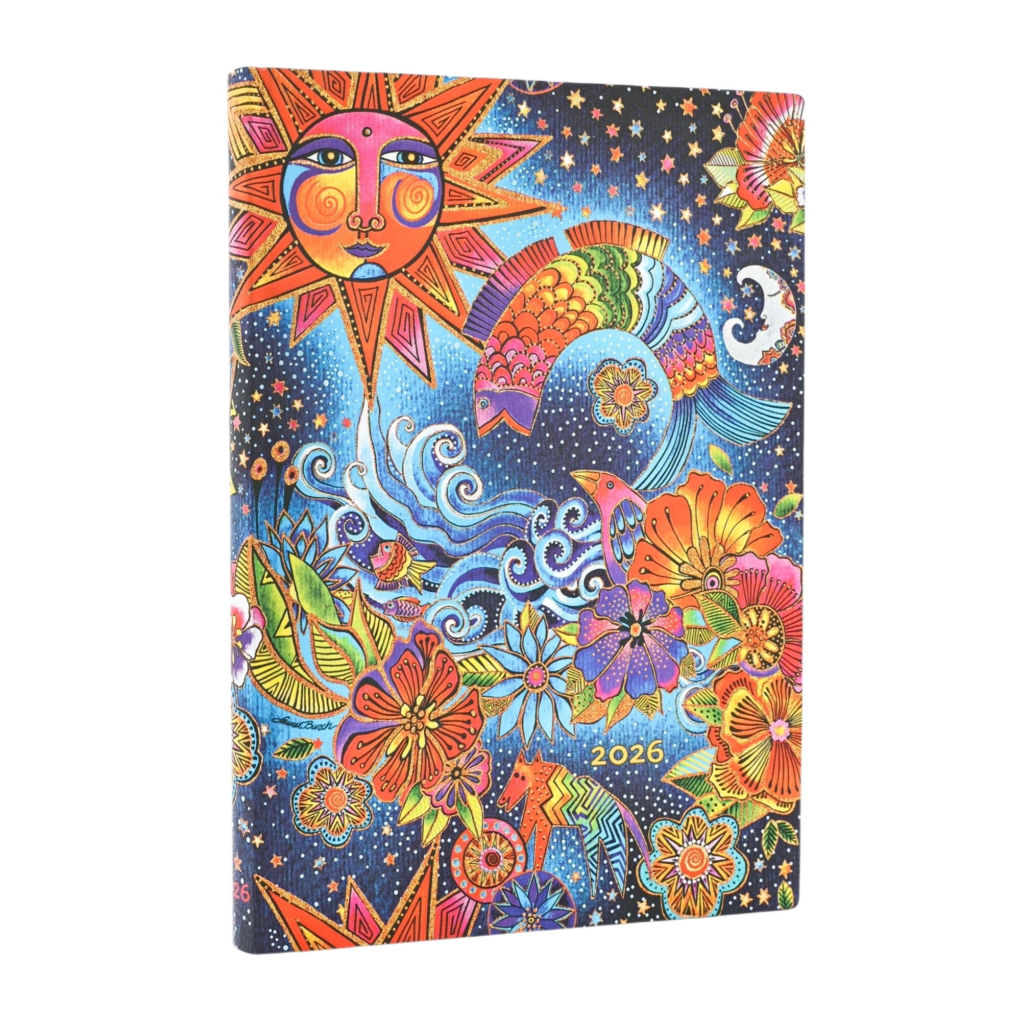 12 maands agenda Paperblanks 2026 Celestal Magic Horizontal Midi