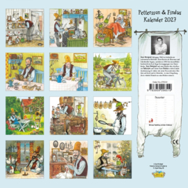 Pettson & Findus, 30x30cm maandkalender 2027