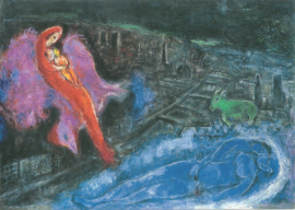 De Seinebrug, Marc Chagall