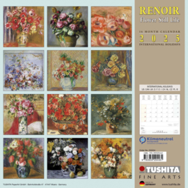 Renoir, Flower still life, Kalender 2025