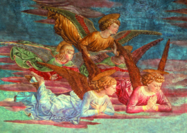 Engelen (detail), B. Gozzoli