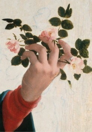 Madonna met wilde rozen (detail), Jan van Scorel