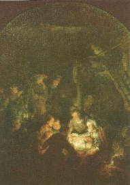 Aanbidding van de herders, Rembrandt