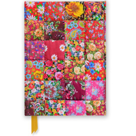 Floral patchwork quilt, A Flame Tree Notebook