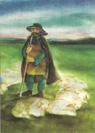 Herder met schapen, Johanna Schneider