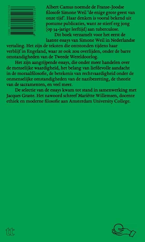 Wat is heilig in de mens? / Simone Weil