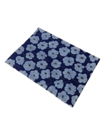 Olino Paperworks, Notebook met Blossom print, Blauw