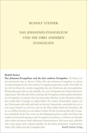Das Johannes-Evangelium und die drei anderen Evangelien GA 117 a / Rudolf Steiner