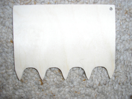 Zandkammen klein (set van 5 verschillende)