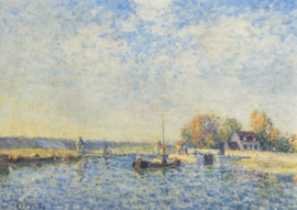 Het kanaal van Loing, Alfred Sisley