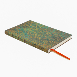 18 maands agenda Paperblanks July 2026-2027 Emerald Flower Maxi Vertical