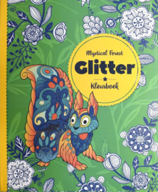 Glitter kleurboek - Mystical forest