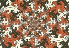 Kleiner en kleiner, M.C. Escher